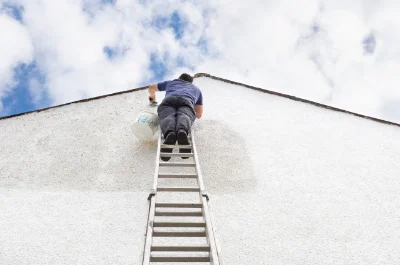 Peinture extérieure à Largentière — façades et ravalement